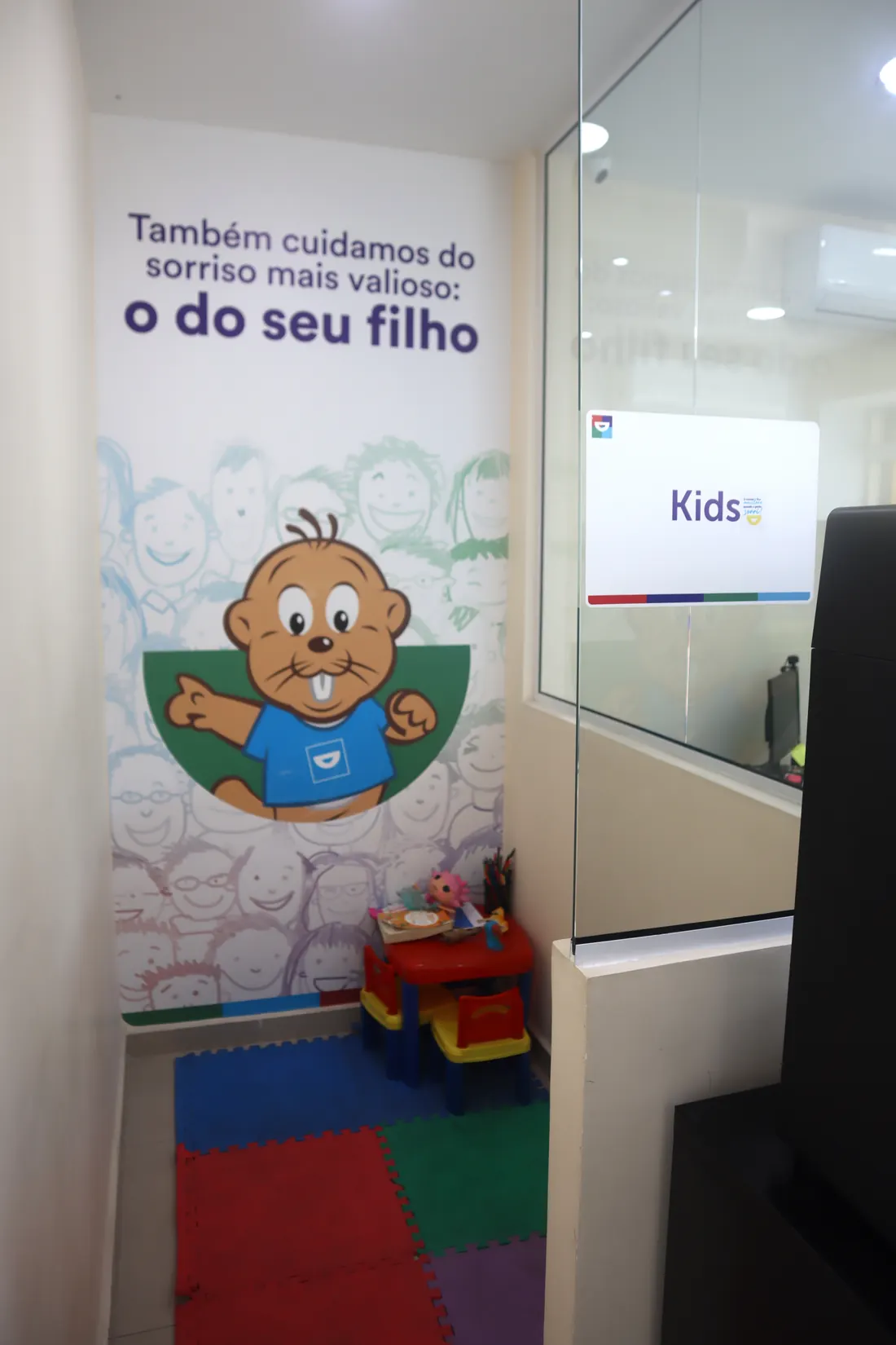 Espaço kids para as crianças